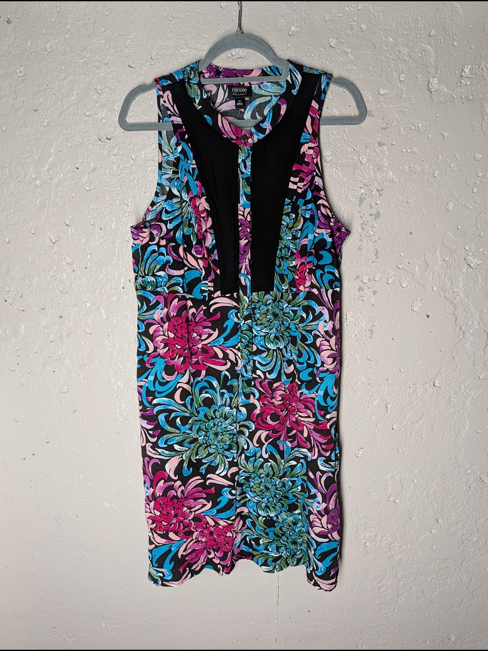 NWT Nicole by Nicole Miller Botanical Resort Dress Size 16